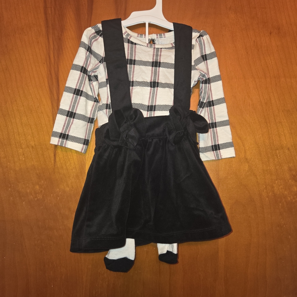 Wonder Nation Black and White Kids Matching Set